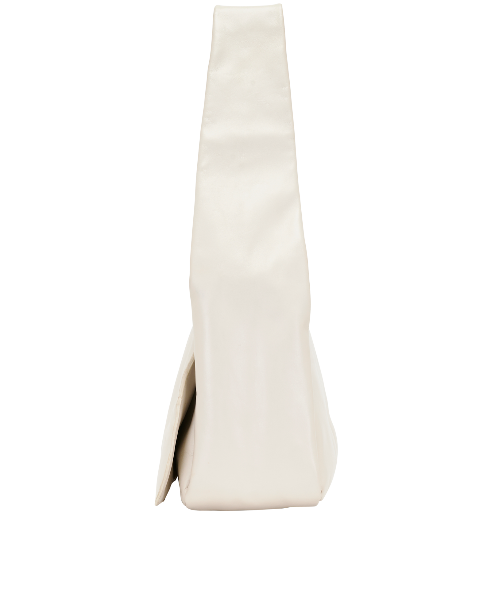 Lisbon Flap Shoulder Bag, &pound;90, Handbags, Beige, Leather, Bottom view